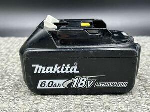 Ｈ１　【ジャンク品・バッテリーのみ】マキタ　makita　バッテリー　１８Ｖ　ＢＬ１８６０Ｂ