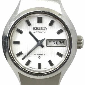 SEIKO セイコー 腕時計 2906-0080 自動巻き 手巻き ラウンド シルバー シンプル ヴィンテージ 諏訪精工舎 1979年製 コレクション 動作OK
