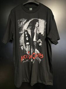 希少　ALICE IN CHAINS Tシャツ　ブラック　USA製　サイズXL アリスインチェインズ　バンドTシャツ　soundgarden 