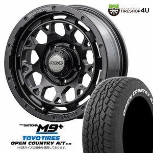 4本セット レイズ デイトナ M9+ スペックM 16x6.0J 5/139.7 -5 AOJ TOYO トーヨー オープンカントリー OPEN A/T EX 215/70R16 WL シエラ