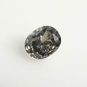 ０．２５４ct　ＦＡＮＣＹ　ＧＲＡＹ　Ｉ１　オーバル　グレーダイヤモンドルース