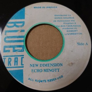 Echo Minott - New Dimension //　Blue Trac 7inch / AA1509 