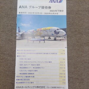 ANAグループ優待券7枚1円（ミニレター送料込み64円）冊子は送りません！