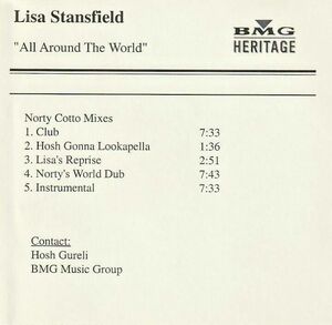 LISA STANSFIELD　リサ・スタンスフィールド　All Around The World (Norty Cotto Mixes)　US盤 貴重 CD