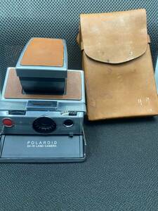 ☆★4700 ジャンク ポラロイド POLAROID SX-70 LANDCAMERA 純正革ケース付き　動作未確認☆★