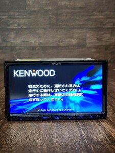 美品 ケンウッド KENWOOD MDV-L308W 彩速ナビ メモリーナビ 2021年　ワンセグ DVD CD SD USB 着払いです。