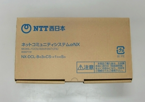 NTT NX-DCL-B(3)CS-(1)(S) ☆未使用品☆NXデジタルコードレス増設接続装置 スレーブ-2