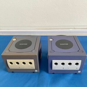 任天堂 Nintendo ゲームキューブ GAMECUBE バイオレット 計2台 動作未確認 現状保管品