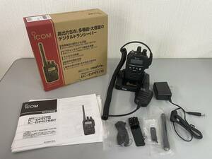 西高μ2【美品】ICOM アイコム IC-DPR7S 携帯型デジタルトランシーバー 防水型スピーカーマイクロホン HM-183SJ