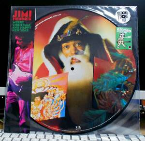 ☆送料込/12inchシングル/ ジミ・ヘンドリックス　JIMI HENDRIX / MERRY CHRISTMAS AND HAPPY NEW YEAR / PICTURE DISC仕様