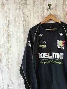 903☆【サッカー フットサル ピステ ウィンドブレーカー】KELME ケルメ XL ダークグレー