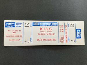 ビンテージ☆KISS コンサートチケット 1985年12月16日