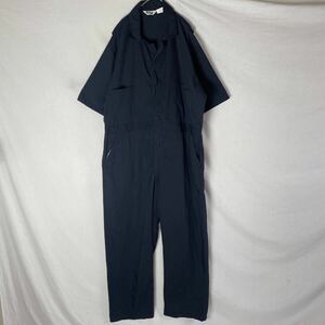 KEY 半袖つなぎ　古着　XLRサイズ　ネイビー　WORKWEAR 