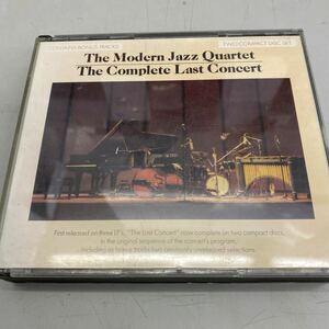 CD the modern jazz quartet /the complete last concert /CD2枚組、ケース日焼けなど劣化あり、盤面目立った傷なし、管理No.3348