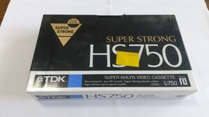 【未開封βベータビデオテープ】TDK HS750 Super Strong　注意：VHSテープではありません！サイズも異なり互換性もありません。