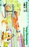 テレカ テレホンカード ミッキーマウスと仲間たち Adventureland DM003-0014