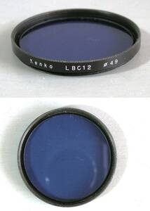 Kenko　(445)　 中古・レンズフィルター　49㎜　LBC12（レンズ保護兼用、紫外線吸収）　ケンコー