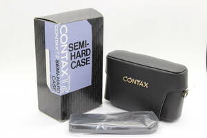 【返品保証】 【元箱付き】コンタックス Contax T2 Semi-Hard Case ハードケース s2101