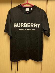 正規 20SS BURBERRY LONDON ENGLAND バーバリー by Riccardo Tisci リカルド ティッシ ロゴプリント Tシャツ カットソー 黒 XS