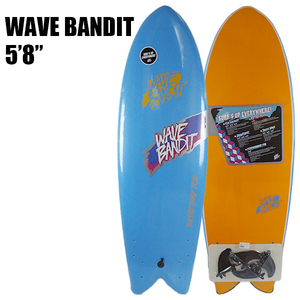 WAVE BANDIT RETRO FISH 5.8 QUAD BLUE 2022レトロフィッシュクワッドサーフボード/ソフトボード/スポンジ[返品交換不可]