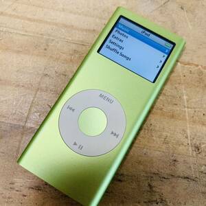 2P38415-5 動作OK 初期化OK iPod nano Apple/アップル A1199 4GB デジタルオーディオプレイヤー/アイポッド 本体