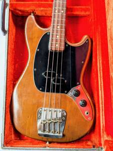 1976年製 Fender USA Mustang Bass Mocha Brown フェンダー　ムスタングベース　モカブラウン　ハードケース付き　送料無料