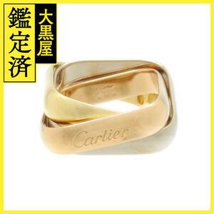 Cartier　カルティエ　トリニティリング　LM　ラージモデル　3カラー　18.9g　57号　日本サイズ17号　【200】