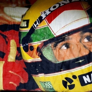 AYRTON SENNA アイルトン セナ 1987年 F1大判バスタオル 未使用　①