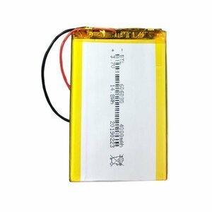 充電式Li-Poバッテリー　606090 3.7Vボルト　4000mAh　リポ　ポリマーリチウム電池、保護PCB充電モジュール付き　1個　特記