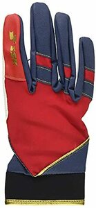 SSK(エスエスケイ) 野球 守備用手袋 【2020年春夏モデル】 BG1004S ネイビー×レッド (7020) M-