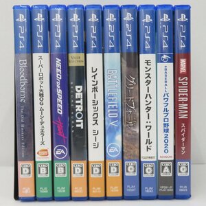 ジャンク●PS4　ゲームソフト　10本　ジャンクセット　プレイステーション4　27-9●539A