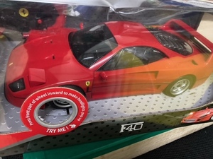 （新古品）フェラーリF40 電動リモコンカー フェラーリ40周年記念車 1/14スケール RASTAR　ケースに傷あり