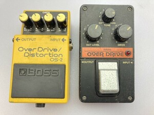 BOSS OS-2、YAMAHA OD-01 ジャンクエフェクター まとめて/ジャンク ※まとめて取引・同梱不可 [FS2978m]