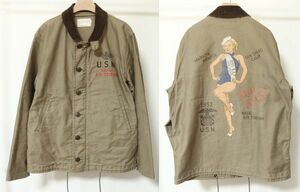 TOYS MCCOY トイズマッコイ TMJ1803 N-1 CIVILIAN JACKET MARILYN MONROE MISS N.A.S.! デッキ ジャケット 42 マリリンモンロー