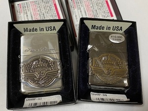 I am a CHAMPION チャンピオンベルト デザイン ZIPPO 2種 展示未使用品