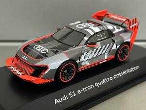 1/43 Audi Sport特注モデル Audi S1 e-tron quattroプレゼンテーション　スパークモデル製