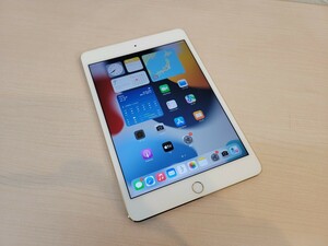 docomo SIMロック解除済み iPad mini 4 ゴールド 64GB MK752J/A 第４世代