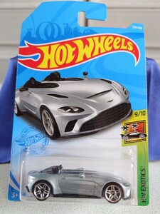 HOT WHEELS ホットウィール ミニカー ASTON MARTIN V12 SPEEDSTER アストンマーチン シルバー 未開封