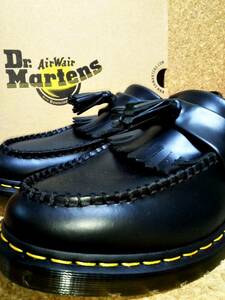 【Dr.MARTENS】ドクターマーチン エイドリアン イエローステッチ タッセルローファー UK10 (29cm ) ADRIAN YS ブラック【新品・未使用】