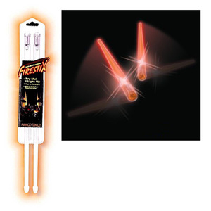 【長期保管品・電池新品】Firestix(ファイアースティックス） / 光るドラムスティック GMFX12OR Mango TangoOrange - オレンジ - 1ペア