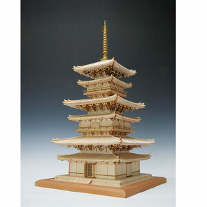 ウッディージョー 1/75 薬師寺　東塔 （Yakushi-Ji East Pagoda）