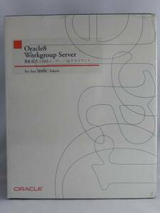 New#6○新品/格安/定価22万/Oracle8 Workgroup Server for Sun SPARC Solaris R8.0.5 5同時ユーザー/10クライアント Oracle 8 データベース