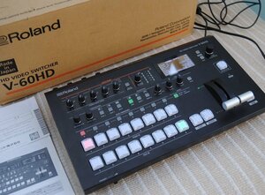 ☆綺麗【 Roland / ローランド HD VIDEO SWITCHER V-60HD HDビデオ・スイッチャー 】取扱い説明書付 N07186