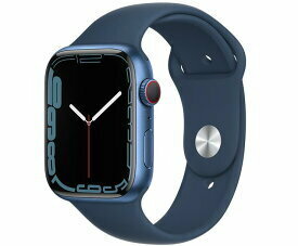 【新品未開封】【送料無料】Apple Watch Series 7 GPS＋Cellularモデル 45mm MKJT3J／A [アビスブルースポーツバンド]