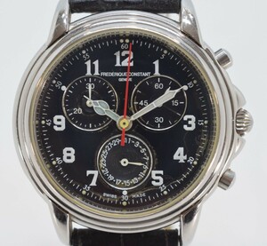 FREDERIQUE CONSTANT フレデリックコンスタント FC285X3A5/3A6 クロノグラフ 文字盤 ブラック クォーツ メンズ 腕時計 RL-267M/000