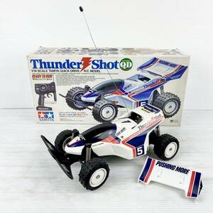 《現状品》TAMIYA/タミヤ/Thunder Shot/サンダーショットQD/【1/14】/クイックドライブRCカー/ラジコン/EK06D12RC003