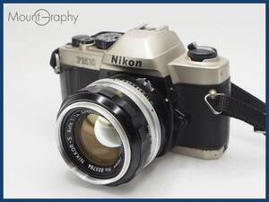 ★特別特価★ NIKON ニコン FM10 ボディ + NIKKOR-S Auto 50mm F1.4 #i5553