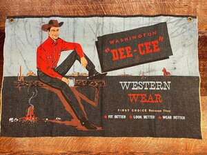 ビンテージ バナー デニム DENIM BANNER ディーシー DEE CEE ウエスタン リーバイス リー ワシントン WASHINGTON アドバタイズ