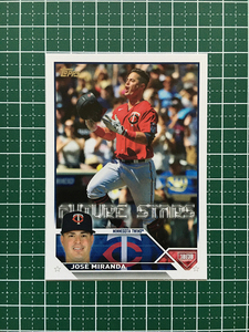 ★TOPPS MLB 2023 SERIES 2 #505 JOSE MIRANDA［MINNESOTA TWINS］ベースカード「FUTURE STARS」★