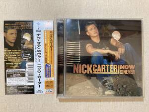 Nick Carter ニック・カーター◆Now Or Never ナウ・オア・ネヴァー リミテッド・エディション ＜DVD付き初回限定盤＞【日本盤：帯付き】